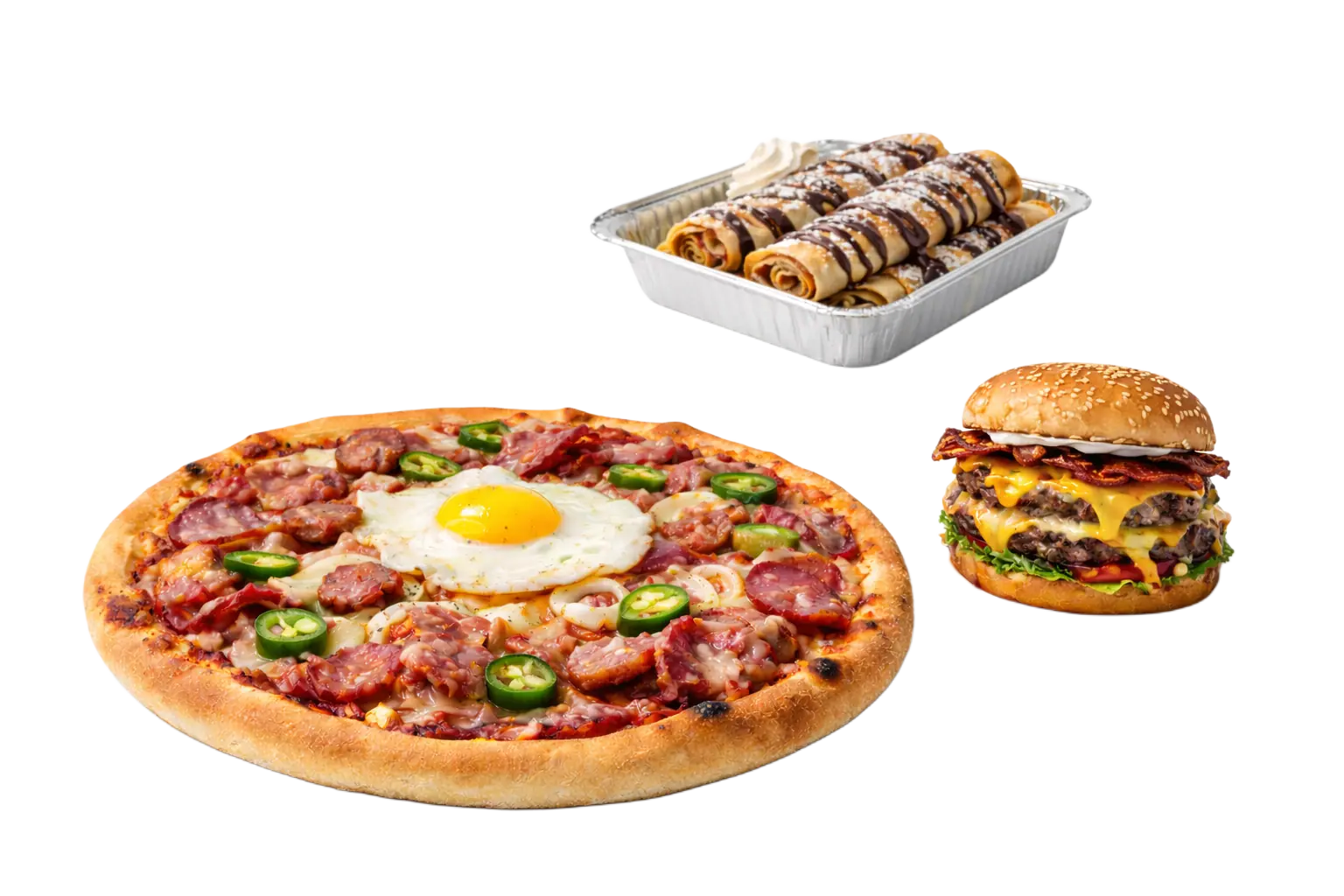 Pizza, burger i palačinke za kućni party